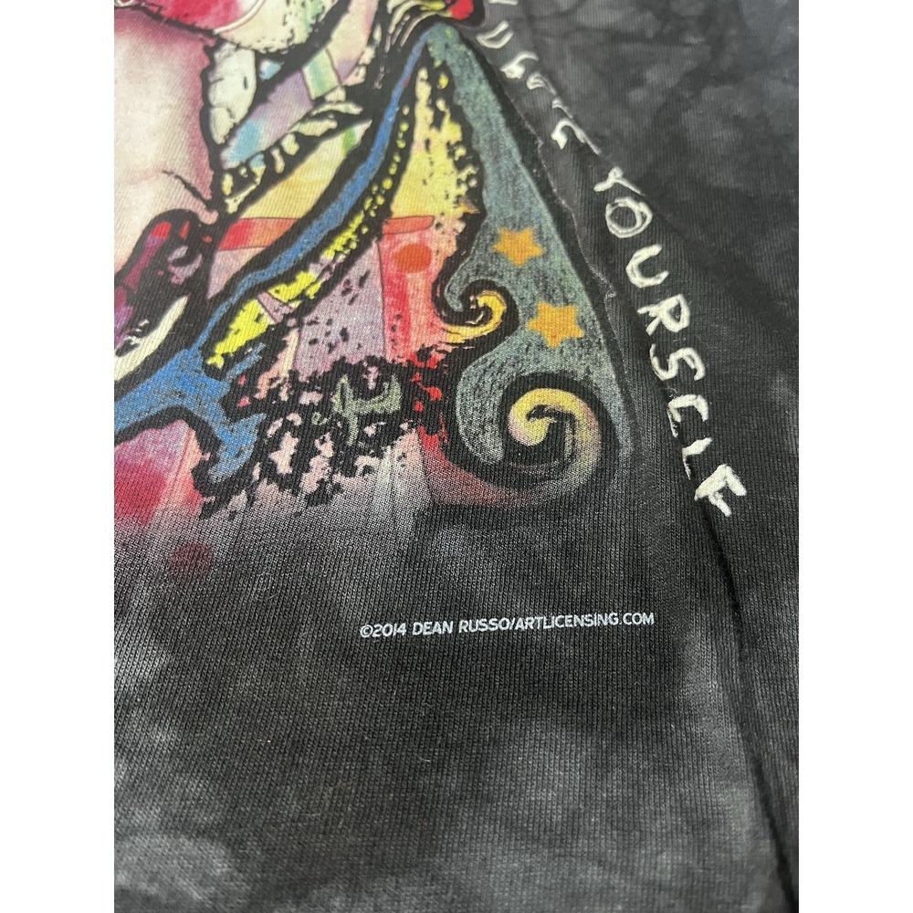 Dog Lover Small T-Shirt Colorful Tie Dye Short Sleeve Inspirational Art To Wear - Picture 7 of 8